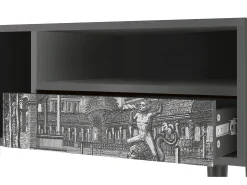 Mueble de TV - 115х59х48 cm - T3 - View of the Piazza, Antracite^ Móvel De Tv
