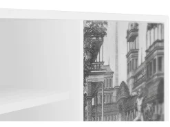 Móvel De Tv| Mueble de TV - 170х69х48 cm - T2 - View of the Piazza, Branco Bege
