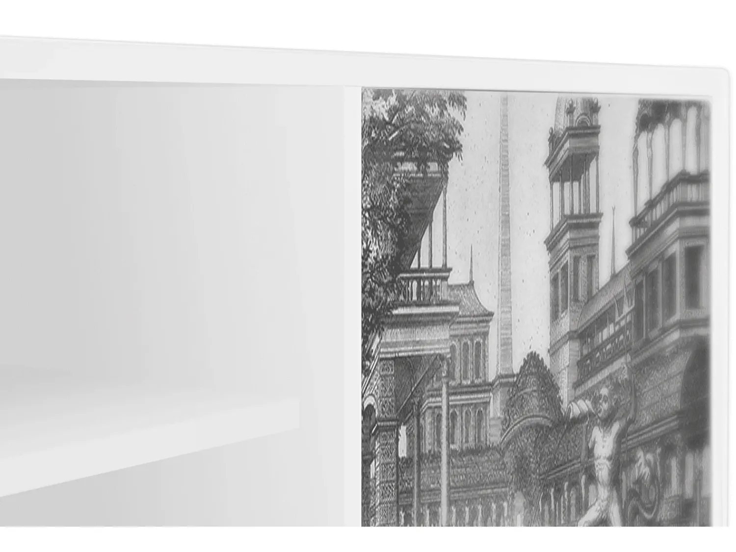 Móvel De Tv| Mueble de TV - 170х69х48 cm - T2 - View of the Piazza, Branco Bege