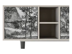 Móvel De Tv* Mueble de TV - 150х69х41 cm - T5 - Village Road, Areia Bege