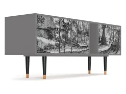 Mueble de TV - 170х69х48 cm - T1 - Village Road, Cinza^ Móvel De Tv