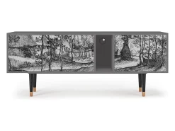 Mueble de TV - 170х69х48 cm - T1 - Village Road, Cinza^ Móvel De Tv