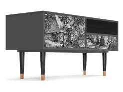 Mueble de TV - 115х59х48 cm - T3 - Village Road, Antracite^ Móvel De Tv