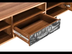 Mueble de TV - 170х59х41 cm - T6 - Village Road, Nogueira^ Móvel De Tv