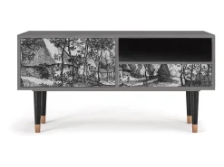 New Mueble de TV - 115х59х48 cm - T3 - Village Road, Areia Bege