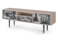 Móvel De Tv* Mueble de TV - 170х59х41 cm - T6 - Village Road, Latte Bege