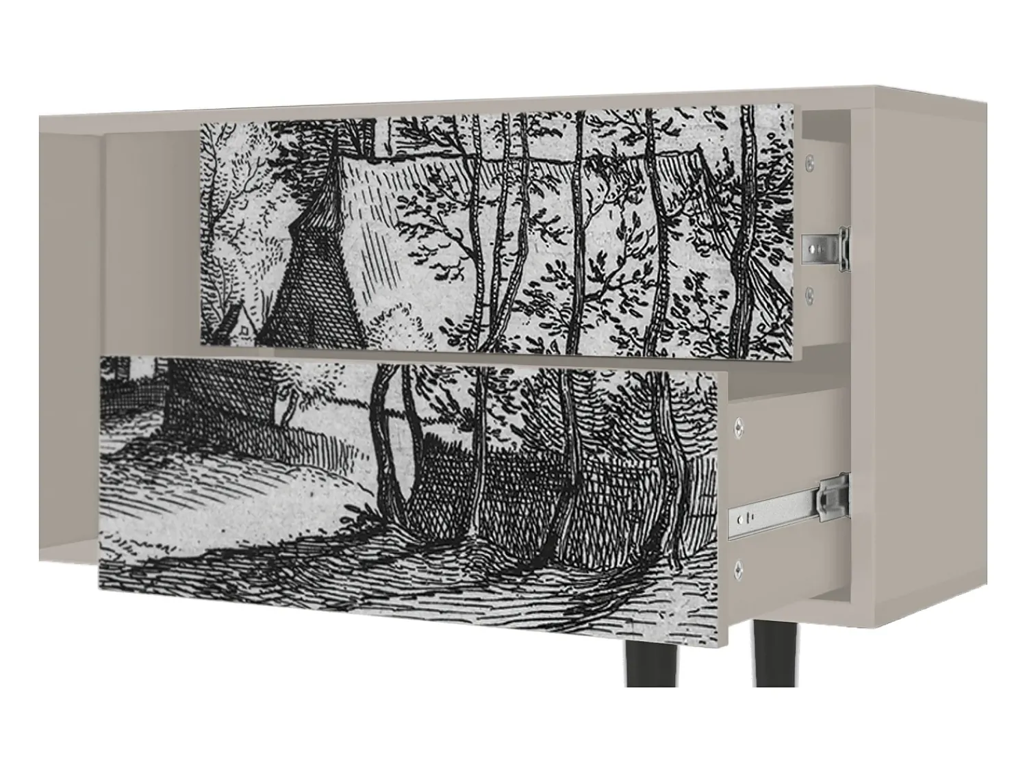 Mueble de TV - 170х69х48 cm - T1 - Village Road, Areia^ Móvel De Tv