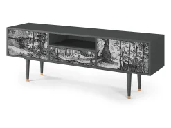 Discount Mueble de TV - 170х59х41 cm - T6 - Village Road, Antracite Cinza antracite
