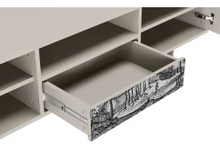 Móvel De Tv* Mueble de TV - 170х59х41 cm - T6 - Village Road, Areia Bege