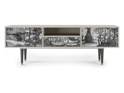 Móvel De Tv* Mueble de TV - 170х59х41 cm - T6 - Village Road, Areia Bege