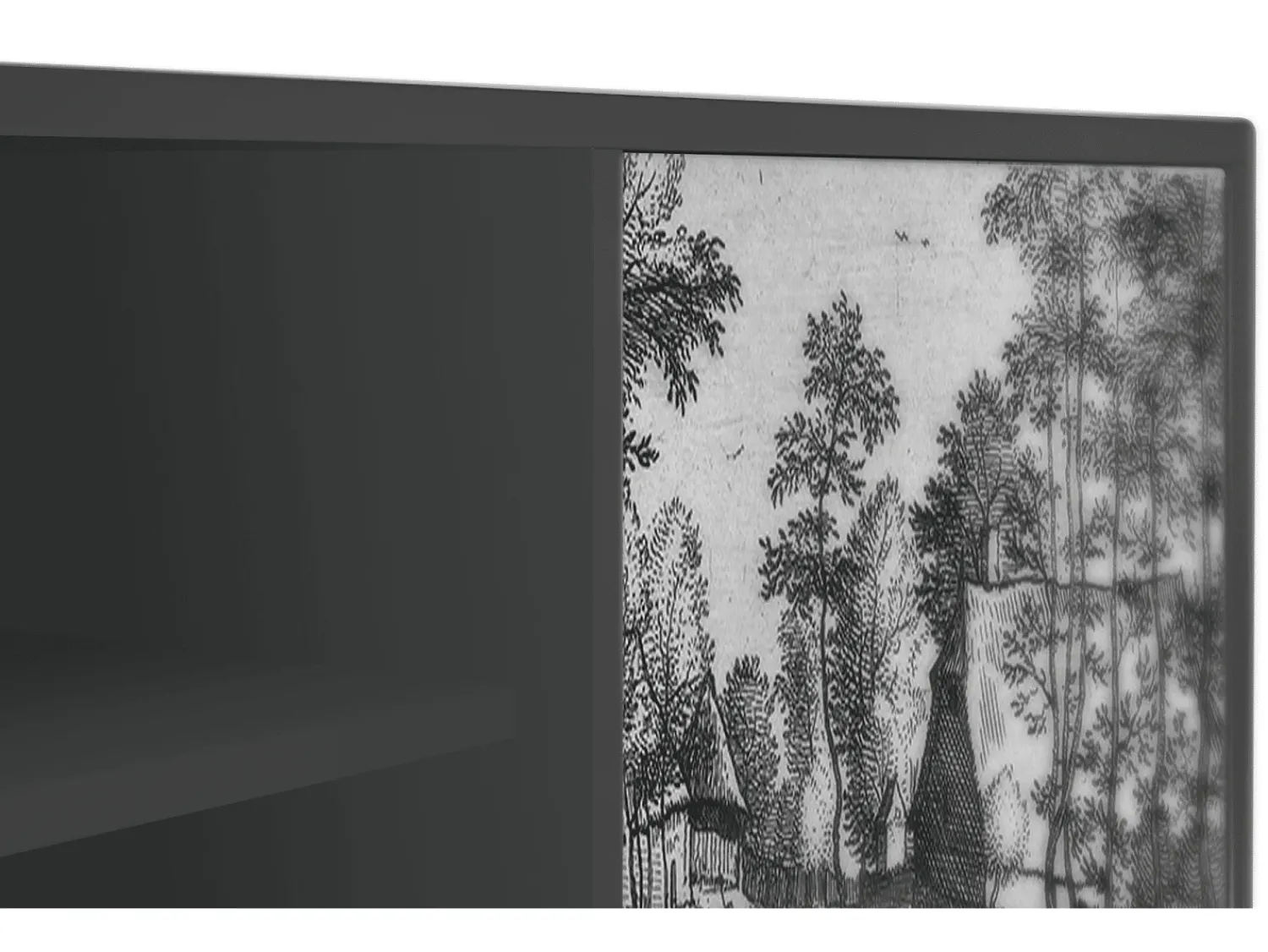 Outlet Mueble de TV - 170х69х48 cm - T2 - Village Road, Antracite Cinza antracite