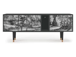 Online Mueble de TV - 170х69х48 cm - T1 - Village Road, Antracite Cinza antracite