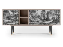 Mueble de TV - 150х69х41 cm - T5 - Village Road, Latte^ Móvel De Tv