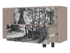 Móvel De Tv| Mueble de TV - 170х69х48 cm - T1 - Village Road, Latte Bege