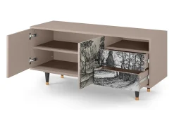 Mueble de TV - 125х56х41 cm - T7 - Village Road, Latte^ Móvel De Tv