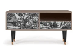 Best Mueble de TV - 115х59х48 cm - T3 - Village Road, Latte Bege