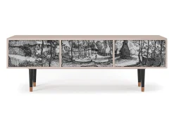 Móvel De Tv| Mueble de TV - 170х59х48 cm - T4 - Village Road, Latte Bege