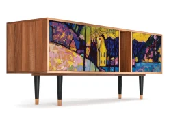 Online Mueble de TV - 170х69х48 cm - T1 - Winter Landscape, Nogueira Castanho