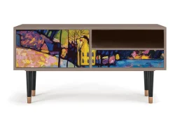 Discount Mueble de TV - 115х59х48 cm - T3 - Winter Landscape, Latte Bege