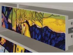Móvel De Tv* Mueble de TV - 170х59х48 cm - T4 - Winter Landscape, Areia Bege