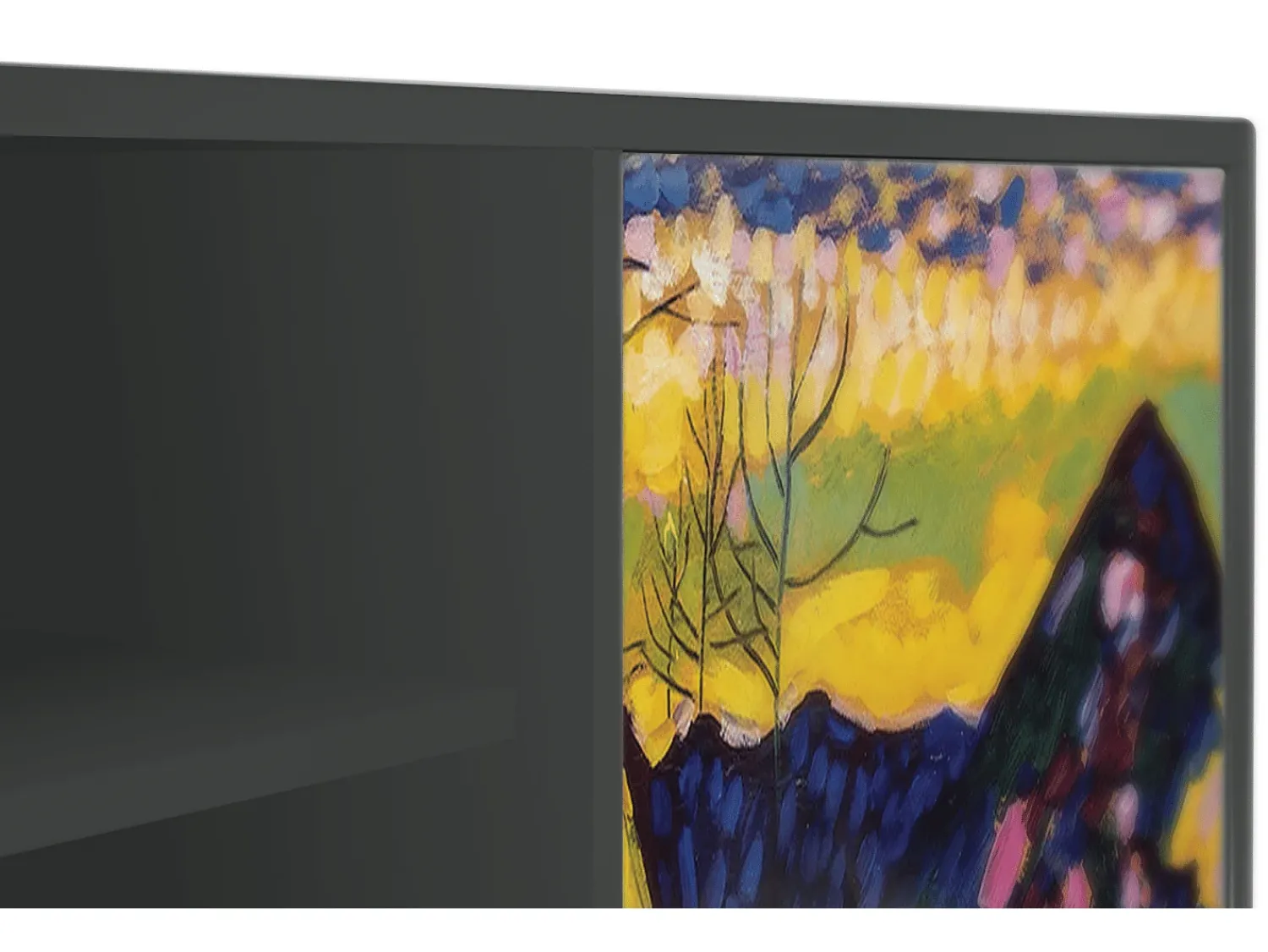 Móvel De Tv| Mueble de TV - 170х69х48 cm - T2 - Winter Landscape, Antracite Cinza antracite