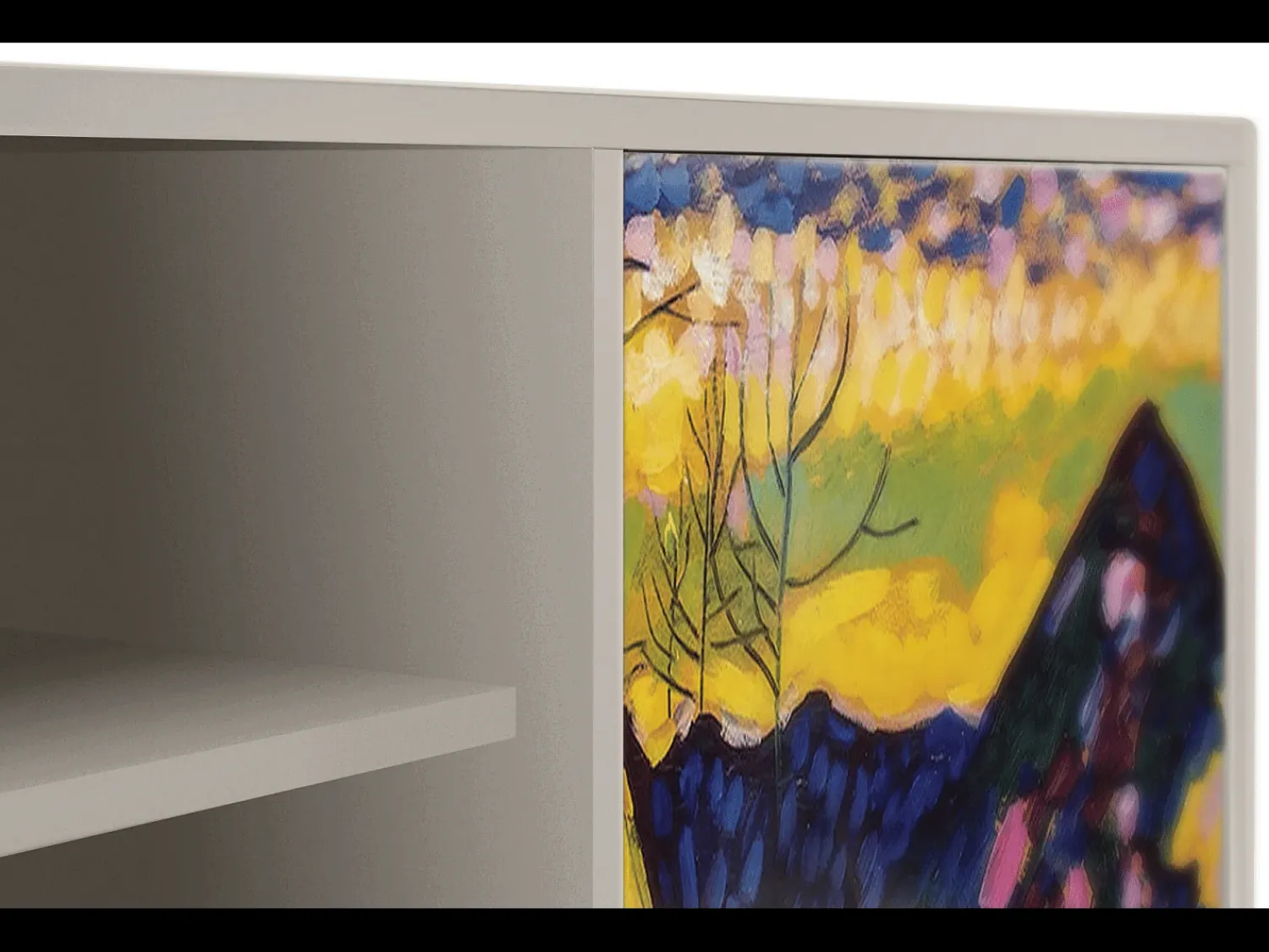 Outlet Mueble de TV - 170х69х48 cm - T2 - Winter Landscape, Areia Bege