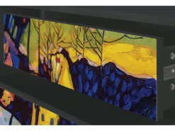 Móvel De Tv| Mueble de TV - 170х59х48 cm - T4 - Winter Landscape, Antracite Cinza antracite