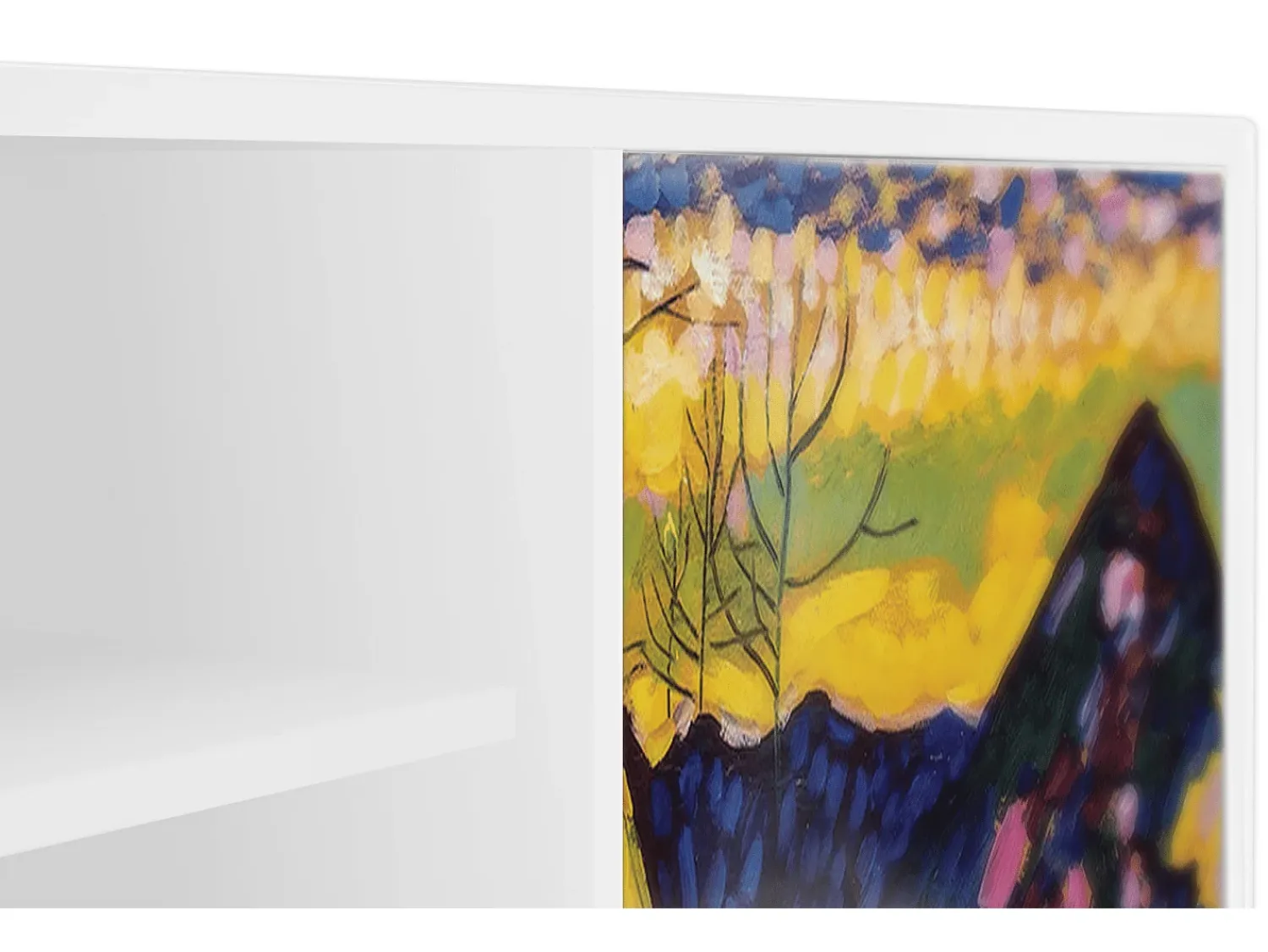 Móvel De Tv| Mueble de TV - 170х69х48 cm - T2 - Winter Landscape, Branco Bege