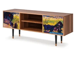 Mueble de TV - 170х69х48 cm - T2 - Winter Landscape, Nogueira^ Móvel De Tv