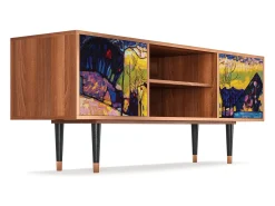 Mueble de TV - 170х69х48 cm - T2 - Winter Landscape, Nogueira^ Móvel De Tv
