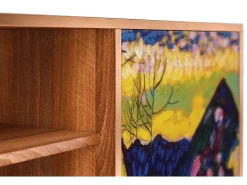 Mueble de TV - 170х69х48 cm - T2 - Winter Landscape, Nogueira^ Móvel De Tv