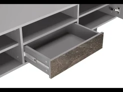 Mueble de TV - 170х59х41 cm - T6 - Wise Tree, Cinza^ Móvel De Tv