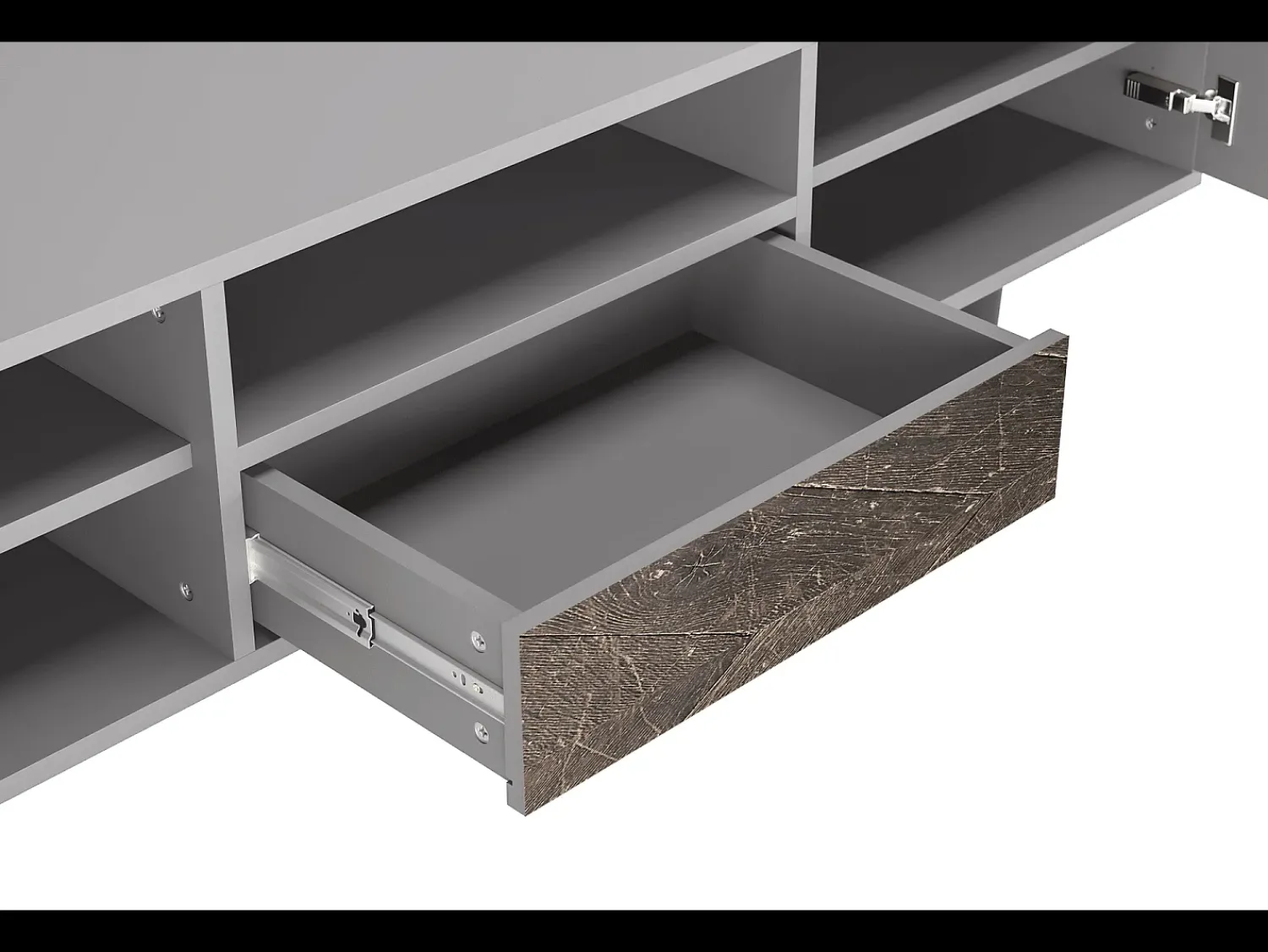 Mueble de TV - 170х59х41 cm - T6 - Wise Tree, Cinza^ Móvel De Tv