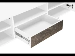 Móvel De Tv| Mueble de TV - 170х59х41 cm - T6 - Wise Tree, Branco Bege