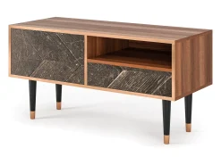 Móvel De Tv* Mueble de TV - 115х59х48 cm - T3 - Wise Tree, Nogueira Castanho