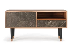 Móvel De Tv* Mueble de TV - 115х59х48 cm - T3 - Wise Tree, Nogueira Castanho