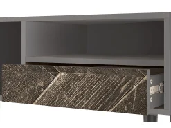 Móvel De Tv| Mueble de TV - 115х59х48 cm - T3 - Wise Tree, Cinza Cinzento
