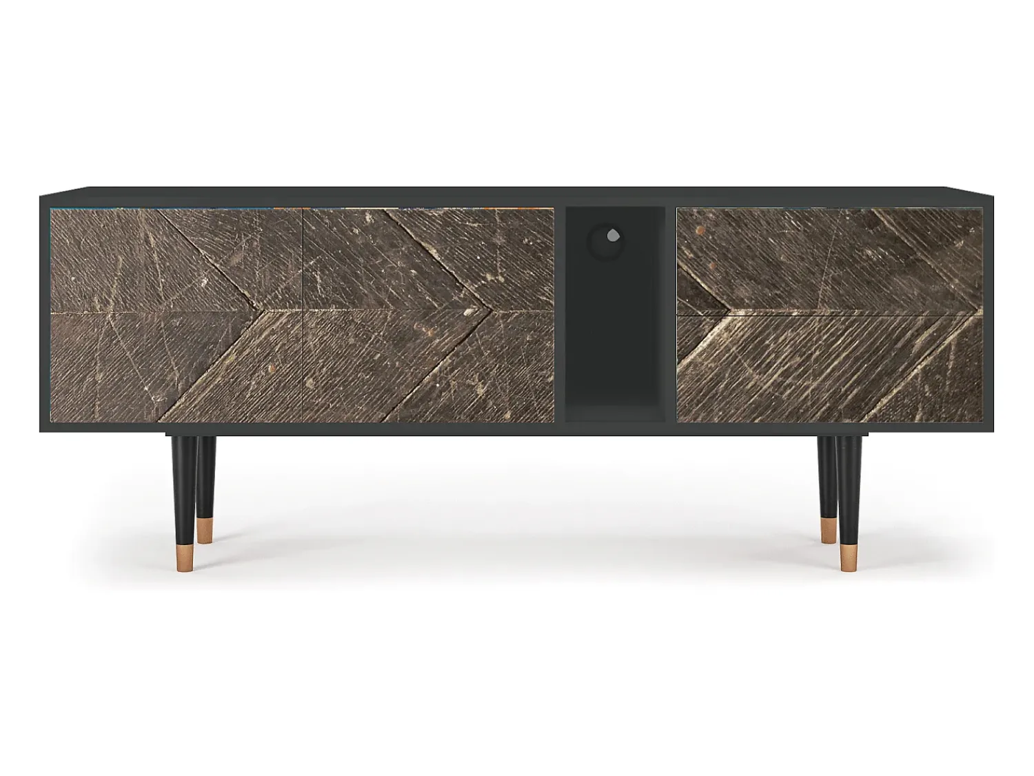 Mueble de TV - 170х69х48 cm - T1 - Wise Tree, Antracite^ Móvel De Tv