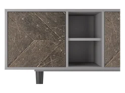 Móvel De Tv* Mueble de TV - 150х69х41 cm - T5 - Wise Tree, Cinza Cinzento