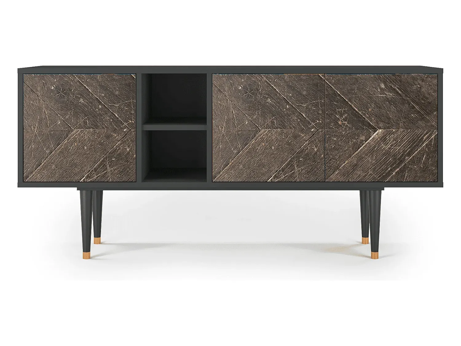 Mueble de TV - 150х69х41 cm - T5 - Wise Tree, Antracite Cinza antracite