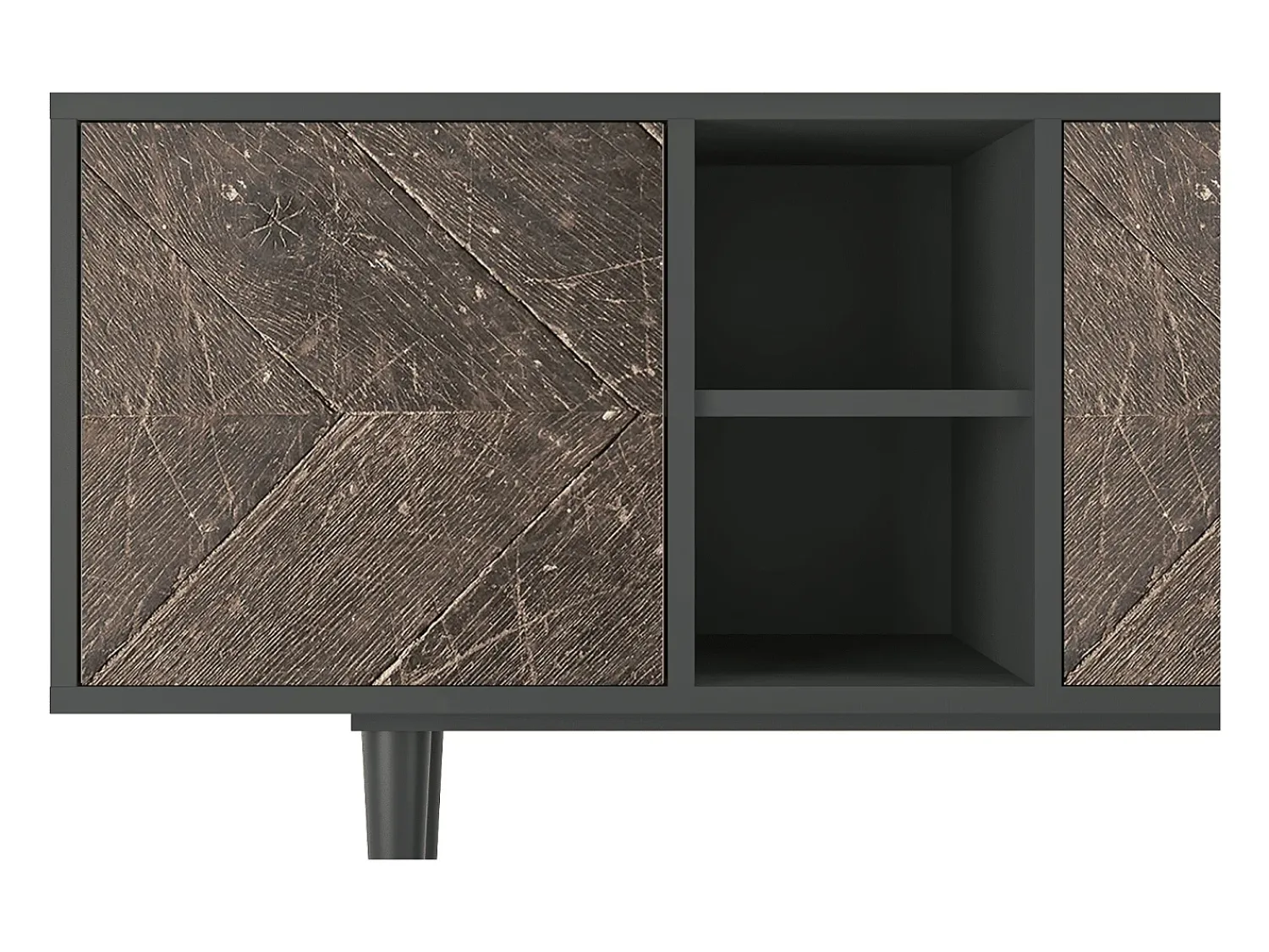 Mueble de TV - 150х69х41 cm - T5 - Wise Tree, Antracite Cinza antracite