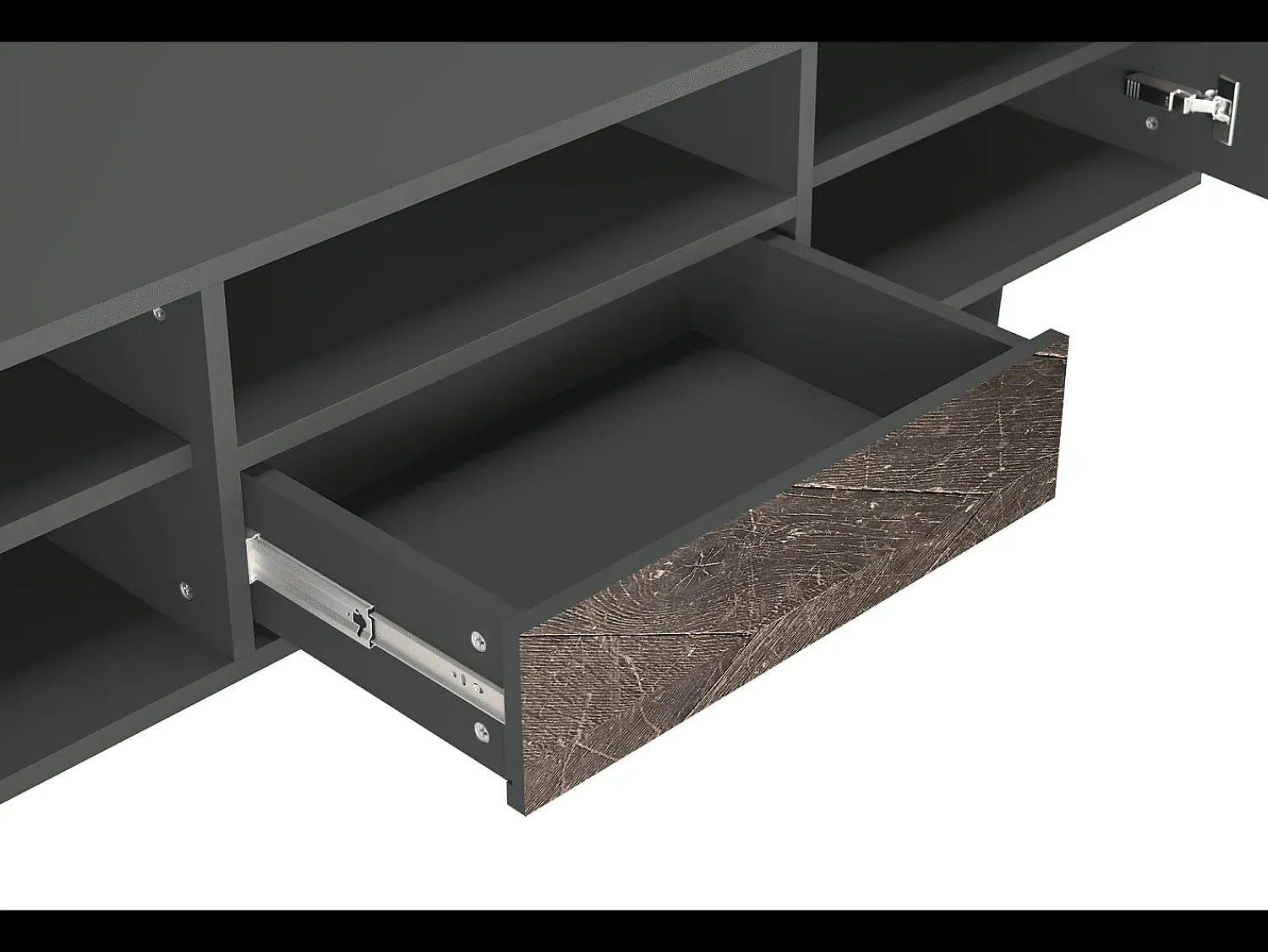 Mueble de TV - 170х59х41 cm - T6 - Wise Tree, Antracite^ Móvel De Tv
