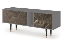 Móvel De Tv| Mueble de TV - 170х69х48 cm - T1 - Wise Tree, Cinza Cinzento
