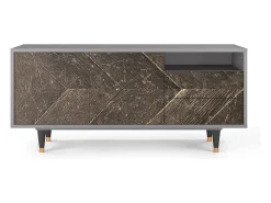 Mueble de TV - 125х56х41 cm - T7 - Wise Tree, Cinza^ Móvel De Tv