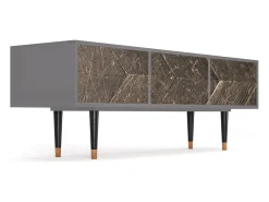 Móvel De Tv* Mueble de TV - 170х59х48 cm - T4 - Wise Tree, Cinza Cinzento