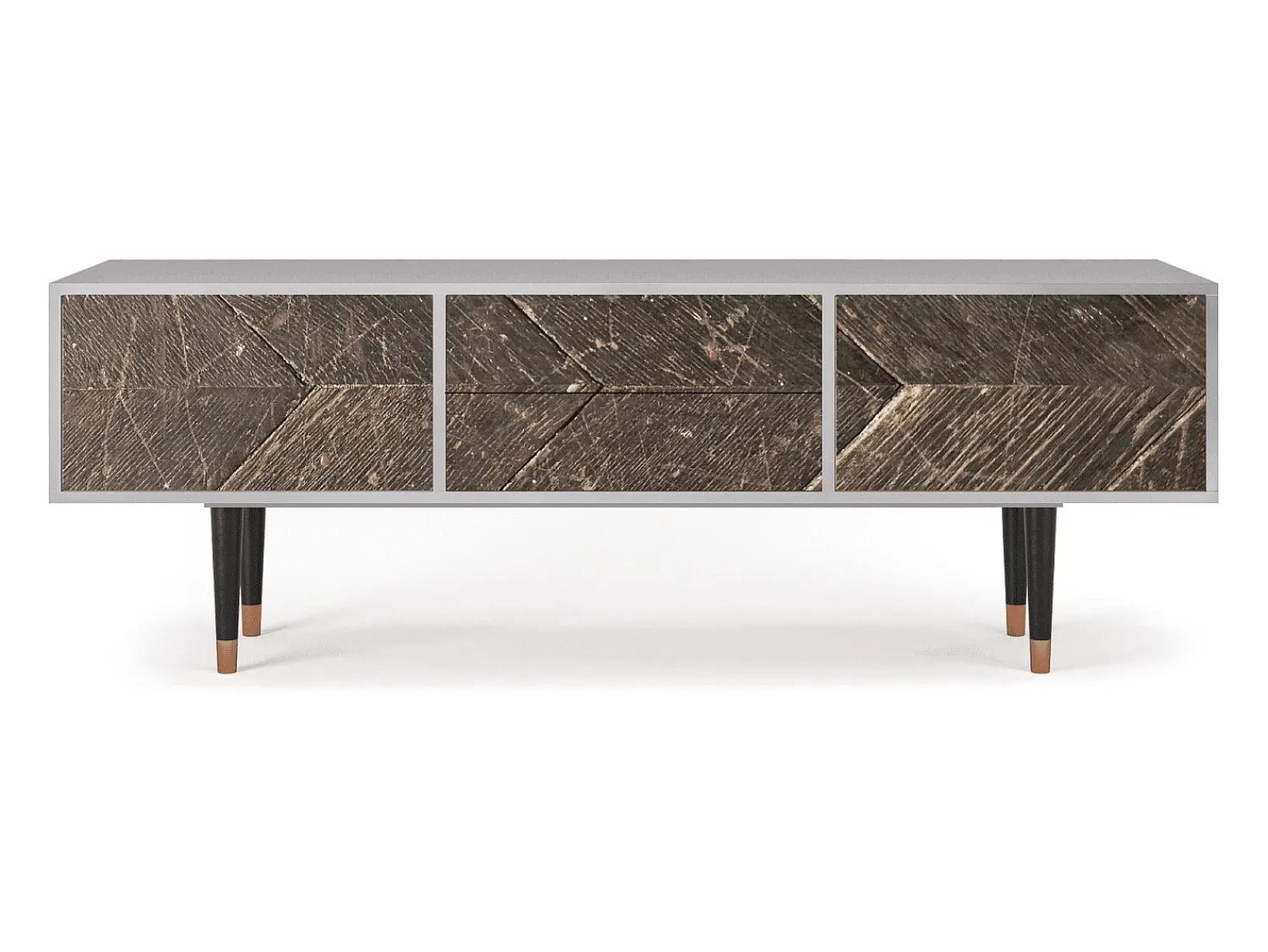 Móvel De Tv* Mueble de TV - 170х59х48 cm - T4 - Wise Tree, Cinza Cinzento