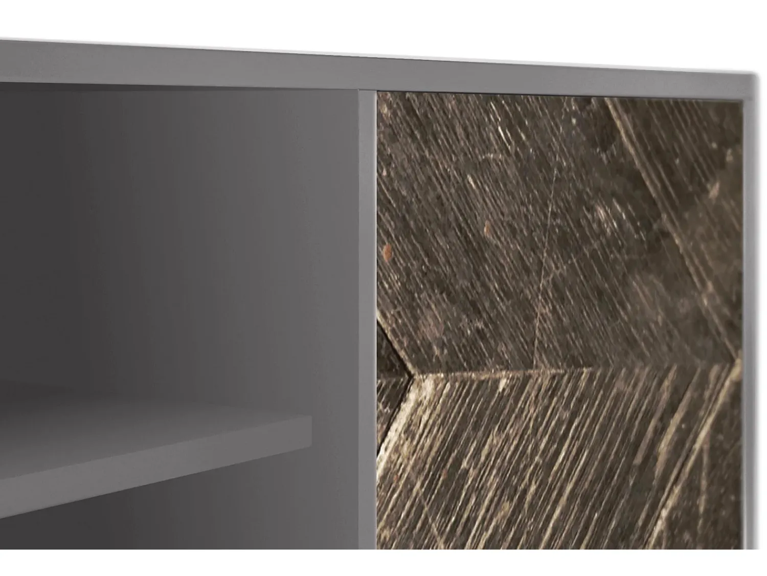 Best Mueble de TV - 170х69х48 cm - T2 - Wise Tree, Cinza Cinzento