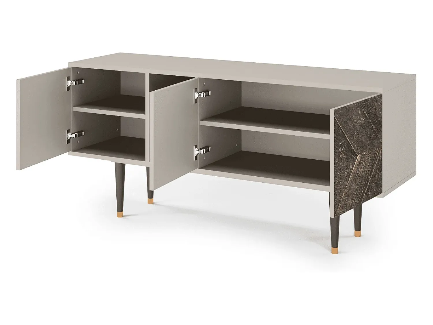 Móvel De Tv* Mueble de TV - 150х69х41 cm - T5 - Wise Tree, Areia Bege