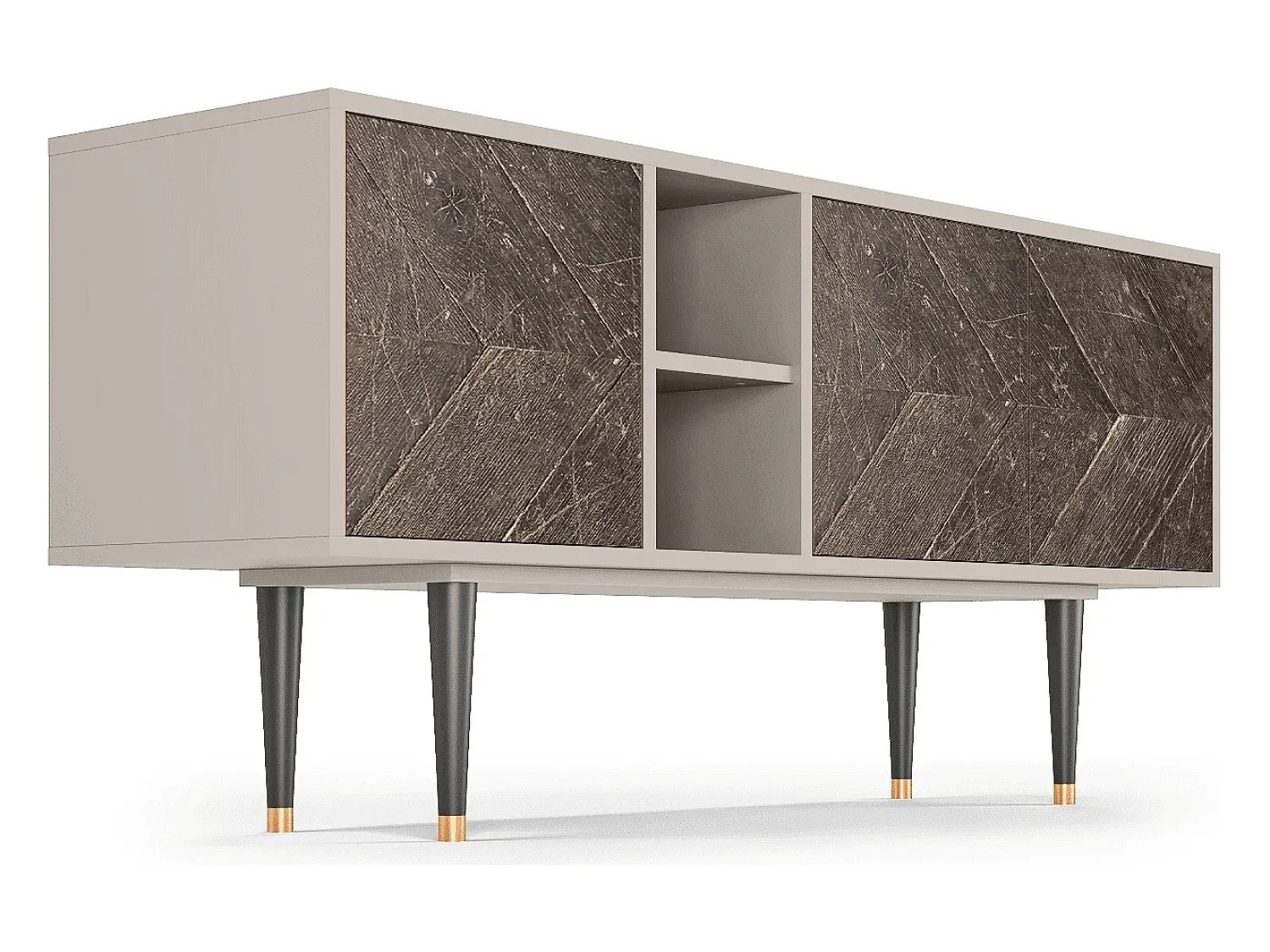 Móvel De Tv* Mueble de TV - 150х69х41 cm - T5 - Wise Tree, Areia Bege