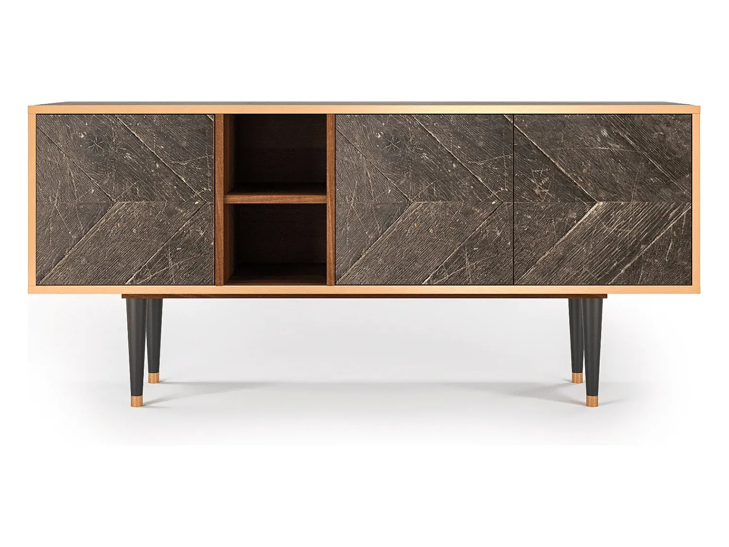 Clearance Mueble de TV - 150х69х41 cm - T5 - Wise Tree, Nogueira Castanho